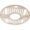 Ekena Millwork Empire Wood Fretwork Pierced Ceiling Medallion, Alder, 34"OD x 12 1/2"ID x 1/4"T CMWP34X34X0250EPAL - alternate 2